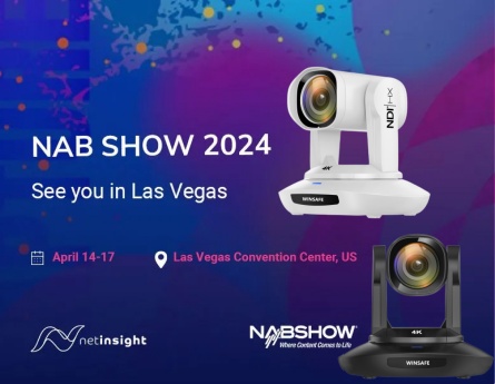 WINSAFE Living Steaming PTZ Camera are on NAB Show 2024
